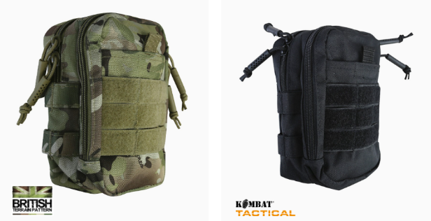 Kombat UK Splitter Pouch - BTP or Black